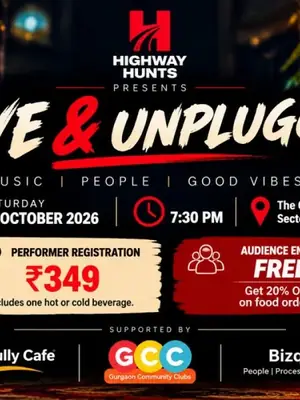 Highway Hunts Presents: Live & Unplugged Music poster