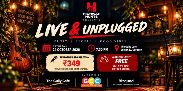 Highway Hunts Presents: Live & Unplugged Music poster