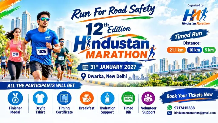Hindustan Marathon 2027 — 12th Edition poster