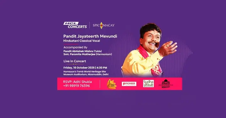 Hindustani Classical Vocal by Pandit Jayateerth Mevundi poster