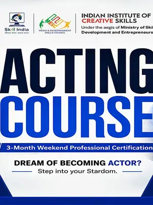 IICS Weekend Acting Course poster