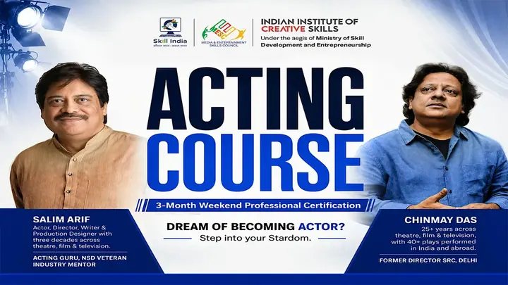 IICS Weekend Acting Course poster