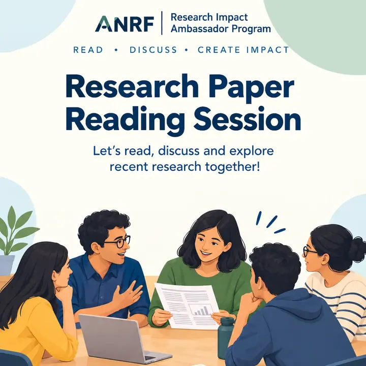 IIIT Delhi Paper Reading Session poster