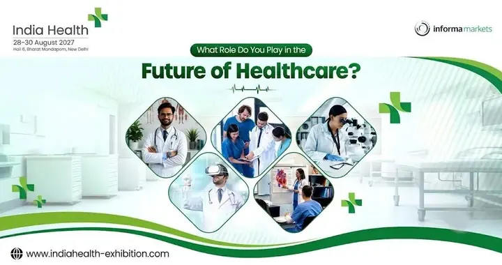 India Health Exhibition 2027 poster