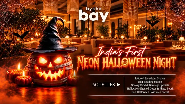India's First Neon Halloween Night poster