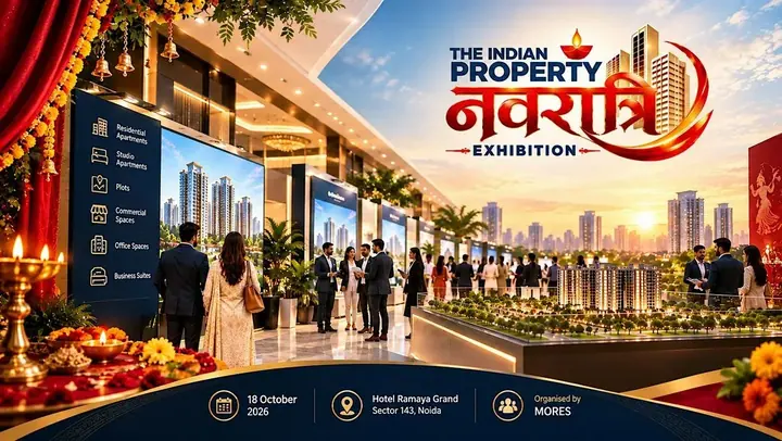 Indian Property Navratri Exhibition 2026: Best Real Estate Event poster
