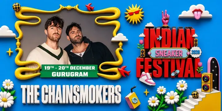 Indian Sneaker Festival ft. The Chainsmokers poster