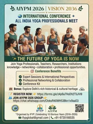 International Conference & All India Yoga Professionals Meet 2026 poster