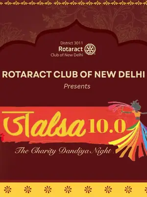 Jalsa 10.0: Delhi's Biggest Charity Dandiya Night poster
