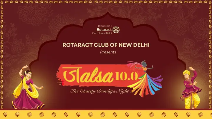 Jalsa 10.0: Delhi's Biggest Charity Dandiya Night poster