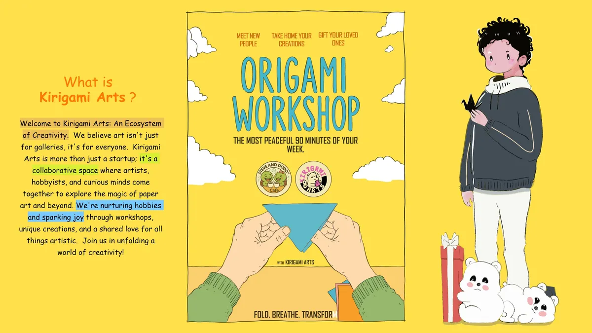 Japanese Origami Experience poster