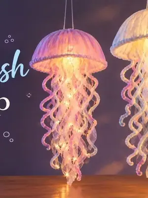 Jellyfish Lamp poster