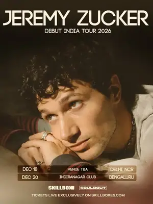 Jeremy Zucker Live in Delhi NCR – Debut India Tour 2026 poster