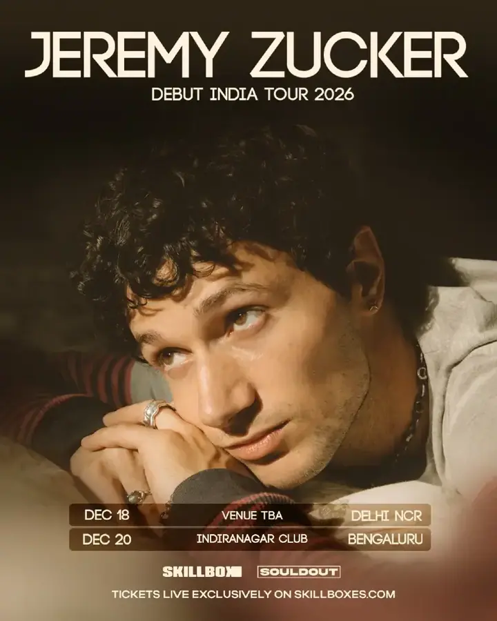 Jeremy Zucker Live in Delhi NCR – Debut India Tour 2026 poster