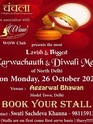 Karwachauth & Diwali Mela poster
