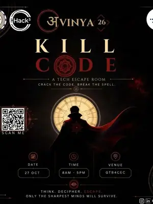 KILL CODE | AVINYA'26 poster
