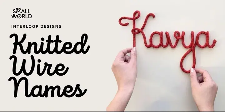 Knitted Wire Names poster