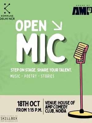 Kommune Noida Open Mic poster