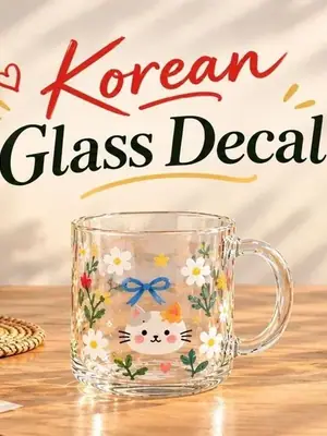 Korean Glass Decal poster