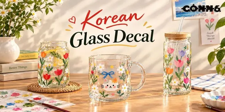 Korean Glass Decal poster