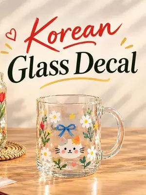 Korean Glass Decal Workshop poster