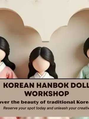 Korean Hanbok Doll Workshop poster
