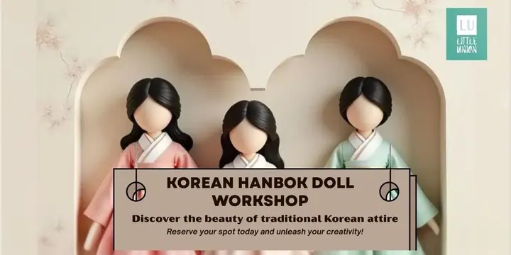 Korean Hanbok Doll Workshop poster