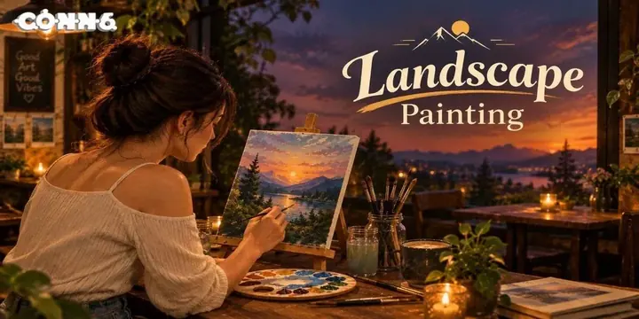 Landscape Painting poster