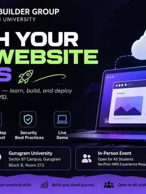 Launch Your First Website on AWS poster