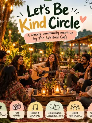 Let's Be Kind Circle poster
