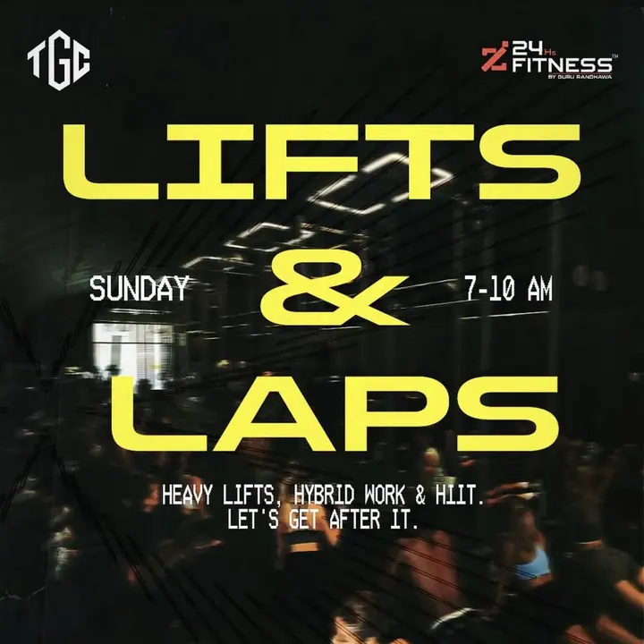 Lifts & Laps: Community Workout poster