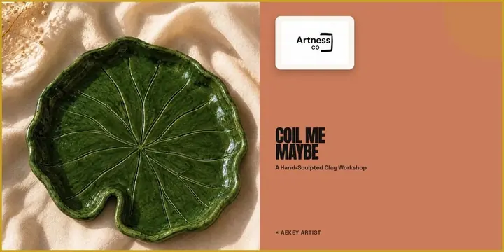 Lily Pad Ceramics Dish Workshop by ArtnessCo poster