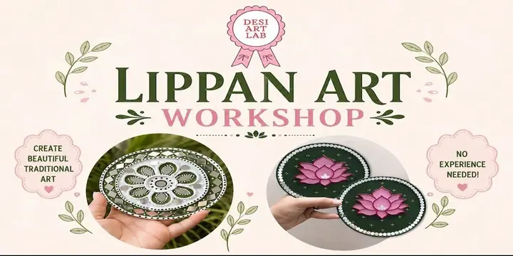 Lippan Art Workshop poster