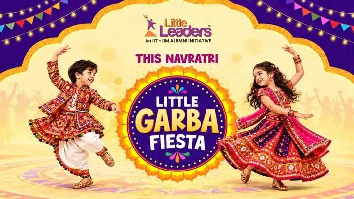 Little Leaders Kids Dandiya Night Utsav poster