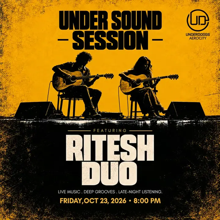 Live Music at Underdoggs Aerocity poster