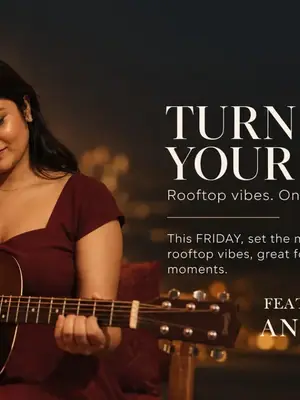 Live Music ft. Anisha poster