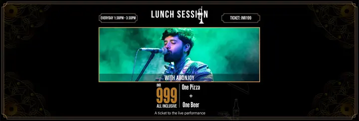 Lunch Sessions with Aronjoy poster