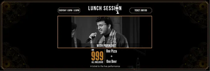 Lunch Sessions with Parikshit poster