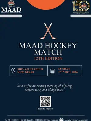 MAAD Hockey Match - 12th Edition poster