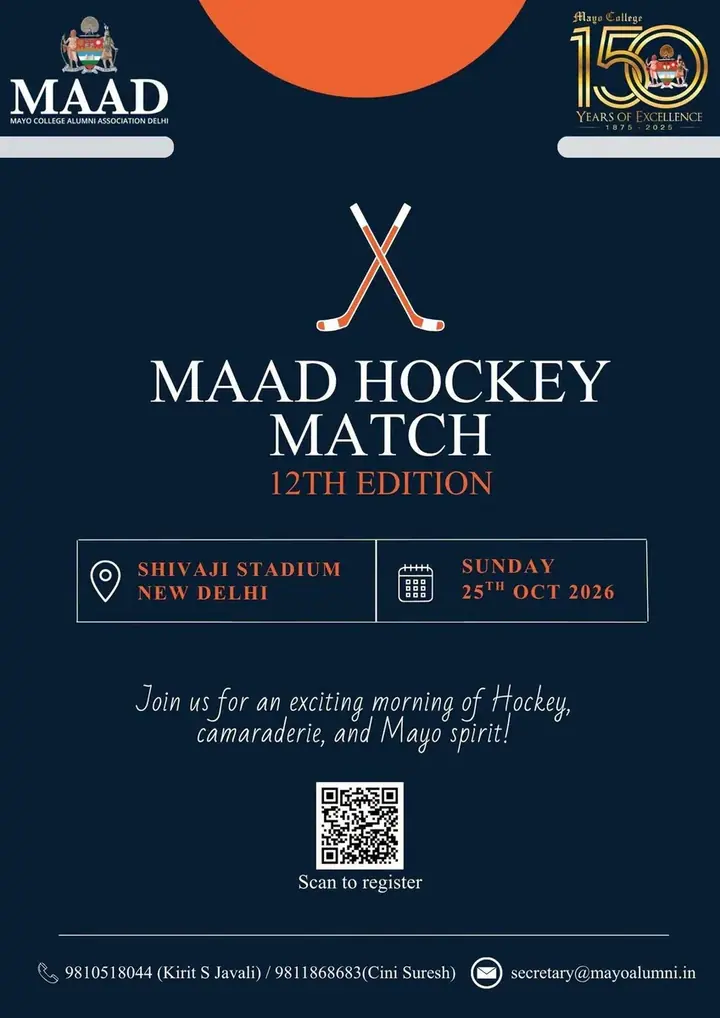 MAAD Hockey Match - 12th Edition poster