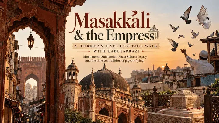 Masakkali & The Empress: Turkman Gate, Razia Sultan & Kabutarbazi poster