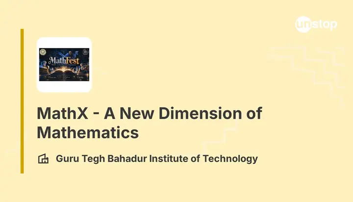 MathX - A New Dimension of Mathematics poster