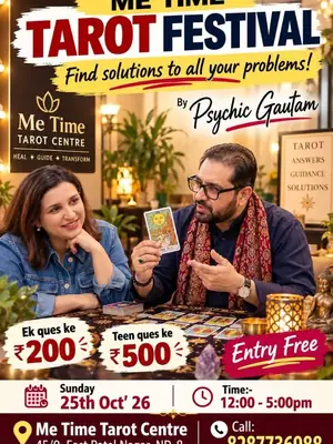 Me Time Tarot Festival poster
