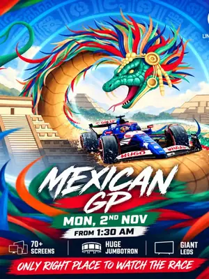 Mexican GP Live Screening poster