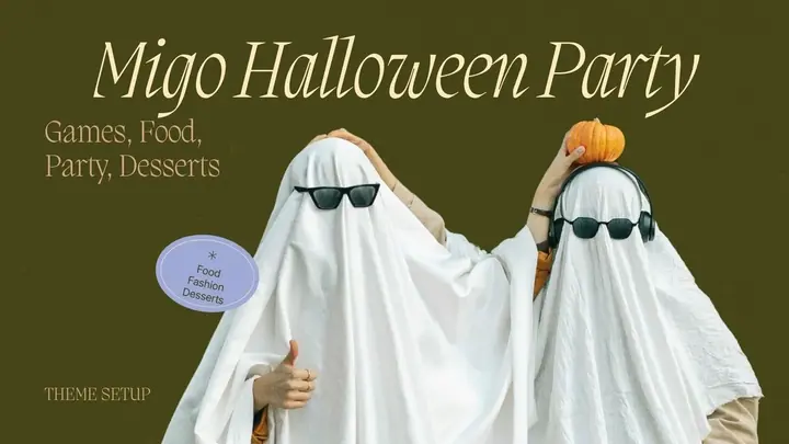 Migo Halloween Party poster