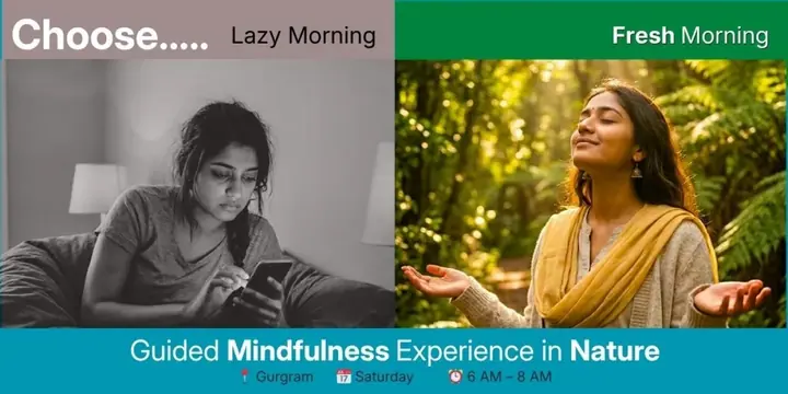 Mindfulness in Nature Experience poster