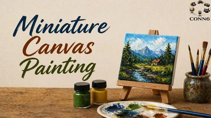 Mini Canvas Painting poster