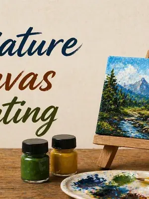 Mini Canvas Painting poster