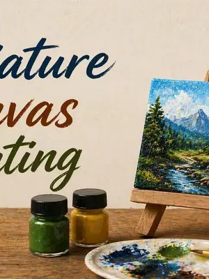 Mini Canvas Painting poster