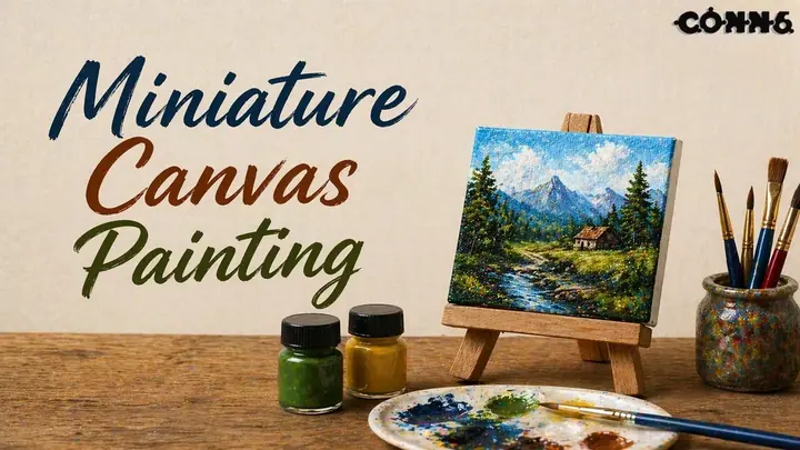 Mini Canvas Painting poster